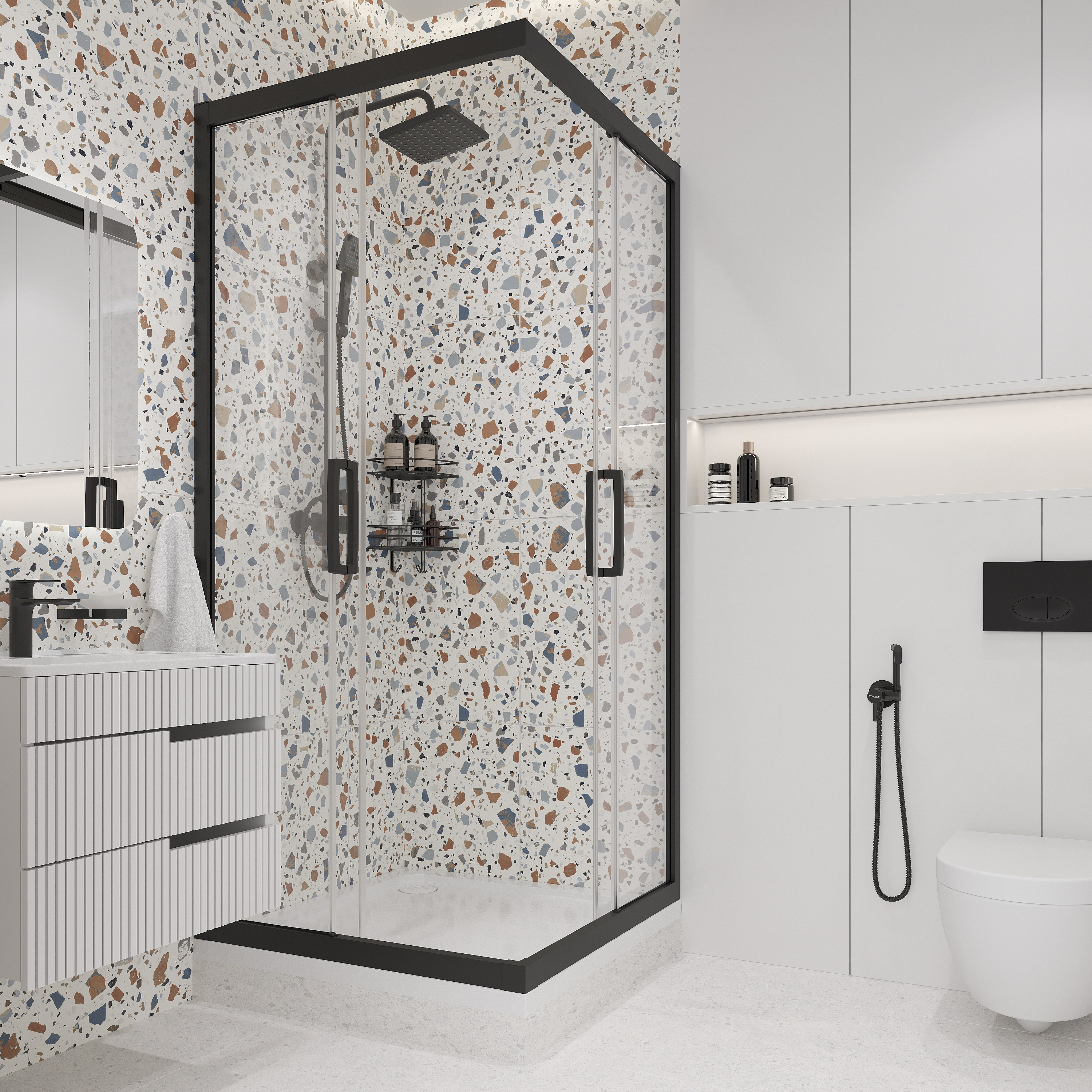 Поддон для душа STWORKI Дублин 90x90, с сифоном 555206 - 1