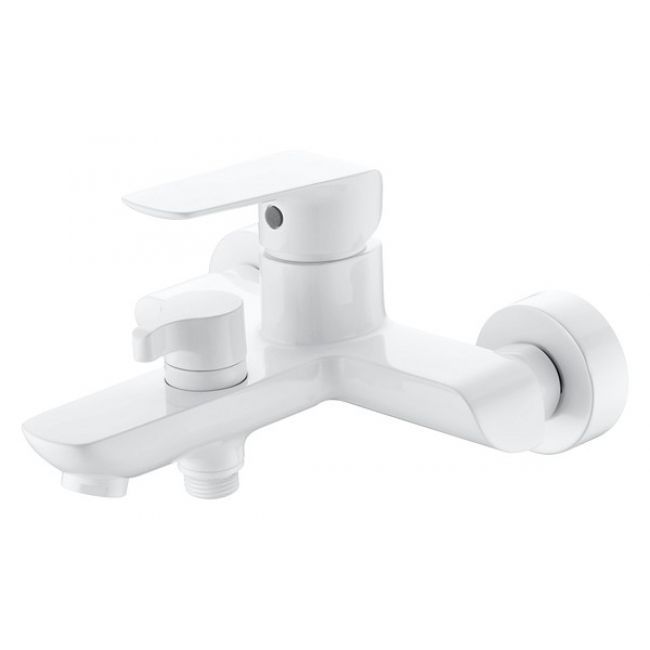 Смеситель Kaiser Glory 69222 для ванны с душем белый - 0