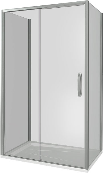 Душевой уголок Good Door Antares WTW+SP+SP 110х80х80х195 см - 1