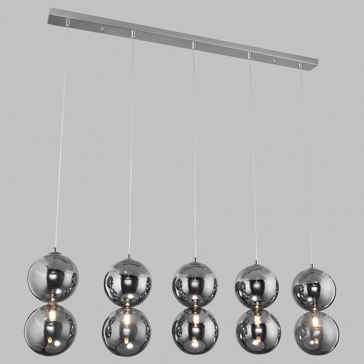 Подвесной светильник Eurosvet Selisa 50092/5 хром/дымчатый - 0