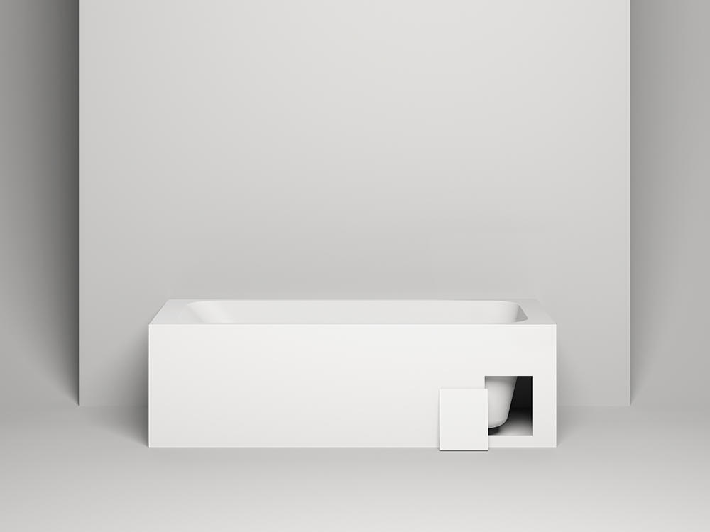 Ванна из искусственного камня Salini Orlando 160x70 102115M S-Sense, матовый - 2