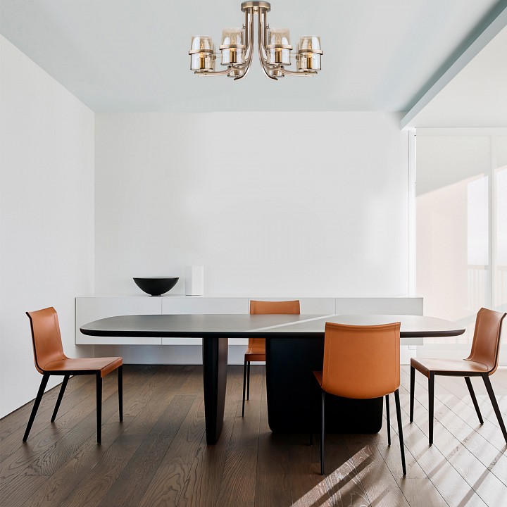 Потолочная люстра Eurosvet Coppa 60085/8 античная бронза - 1