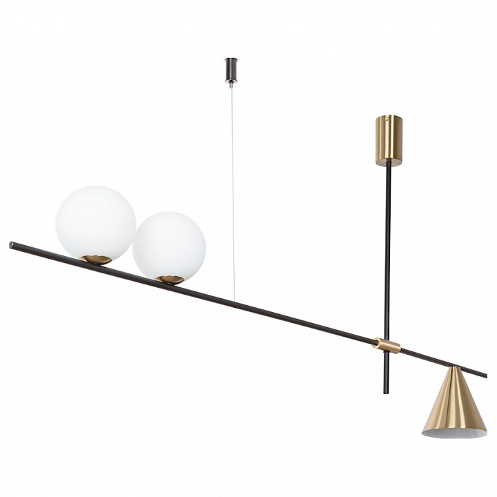 Подвесная люстра Arte Lamp Jacob A7029PL-3BK - 0