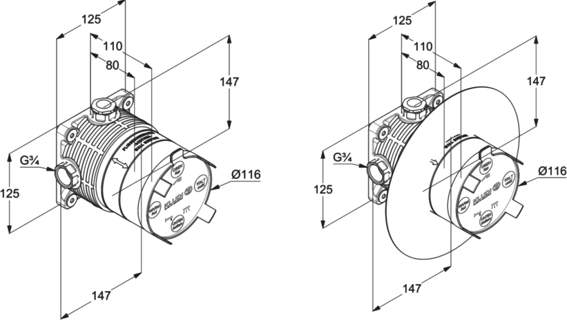 Душевой комплект Kludi Zenta 389300545 5 в 1 - 10