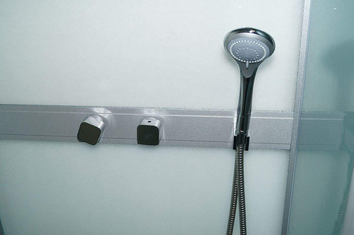 Душевая кабина Parly Frost FQ811 80x215, с поддоном, профиль сатин, стекло матовое - 2