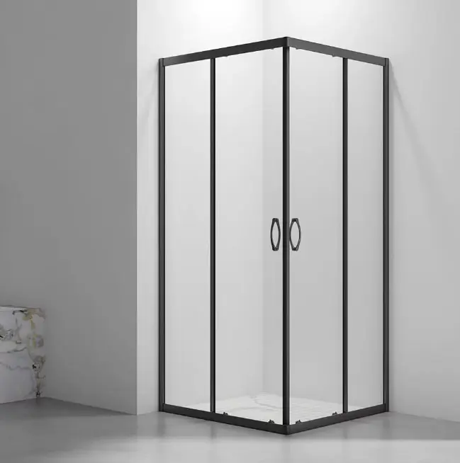 Душевой уголок Veconi Rovigo 90х90, черный  RV101B-90-01-C5 - 0