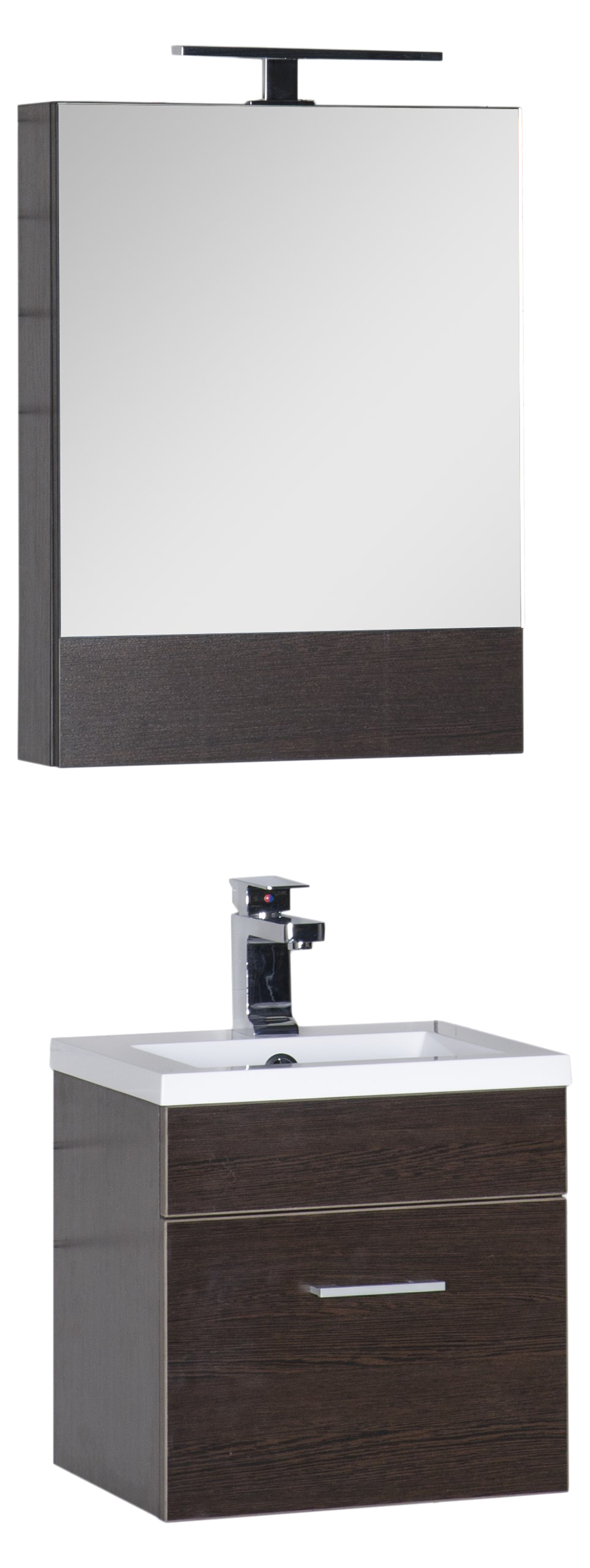 Зеркало-шкаф Aquanet Нота 50 камерино венге 00172682 - 6