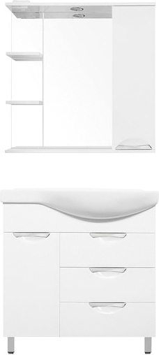 Тумба под раковину Style Line Жасмин 80 см  ЛС-00000526 - 1