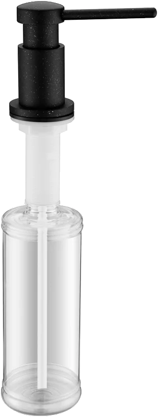 Дозатор для кухонной мойки Paulmark Brevit черный матовый D005-418 - 0