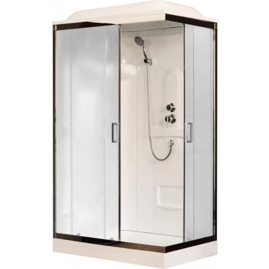 Душевая кабина Royal Bath HP 120х80 L профиль хром стекло матовое RB8120HP1-M-CH-L - 0