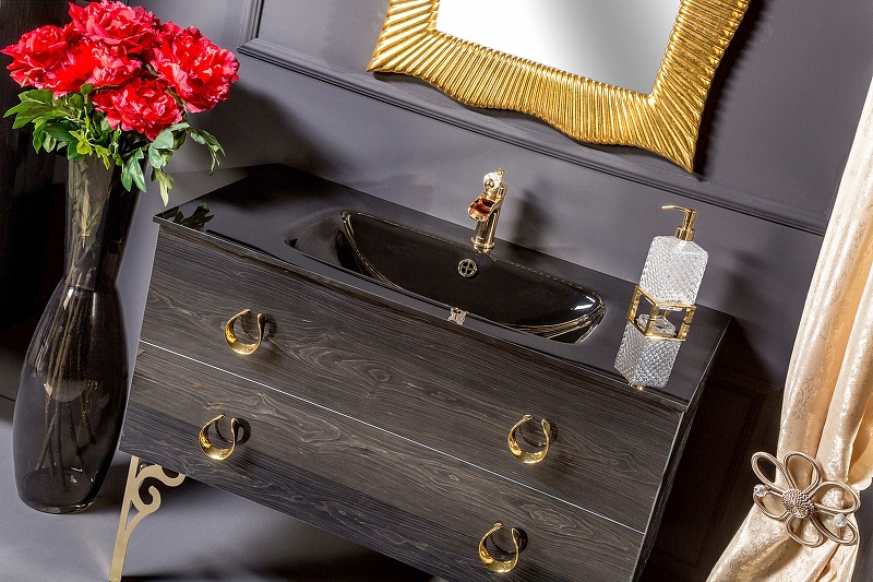 Раковина-столешница Armadi Art NeoArt 110 черный 852-110-B - 1