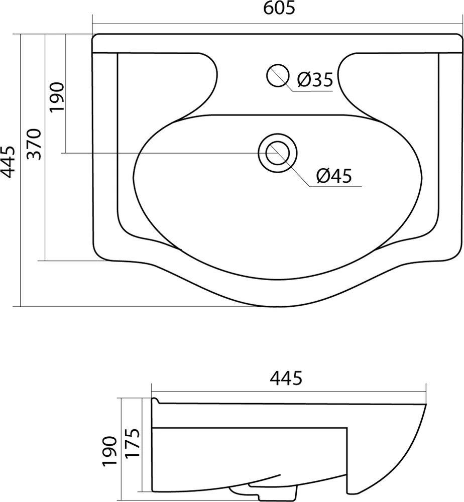 Тумба с раковиной Aquaton Фиджи 60 белый 1A1796K0FG010 - 5