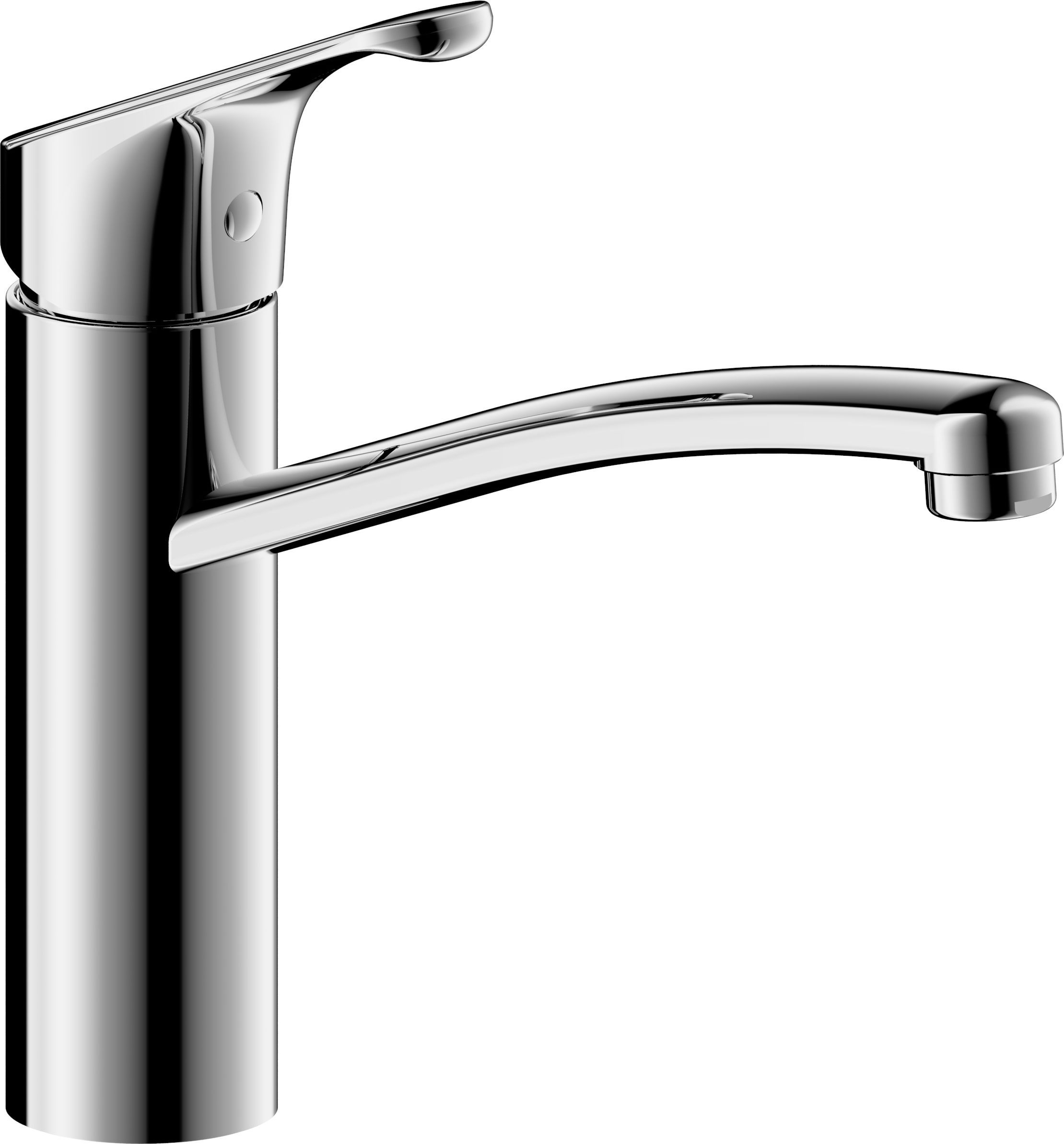 Смеситель Bravat Common F7234129CP-RUS для кухонной мойки - 0