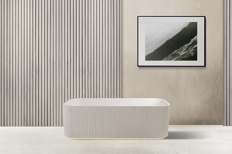 Ванна из искусственного камня Abber Stein 170х75 белый матовый AS9663 - 2