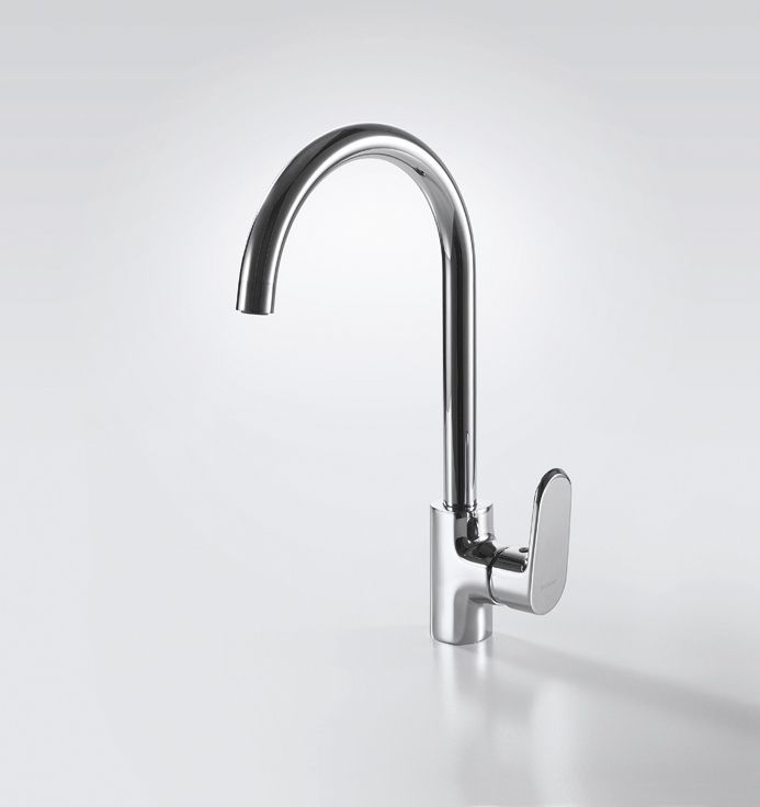 Смеситель Bravat Pure F7105161C для кухонной мойки - 1