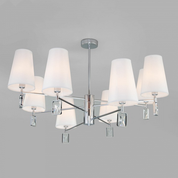 Люстра на штанге Eurosvet Milazzo 60137/8 хром - 1