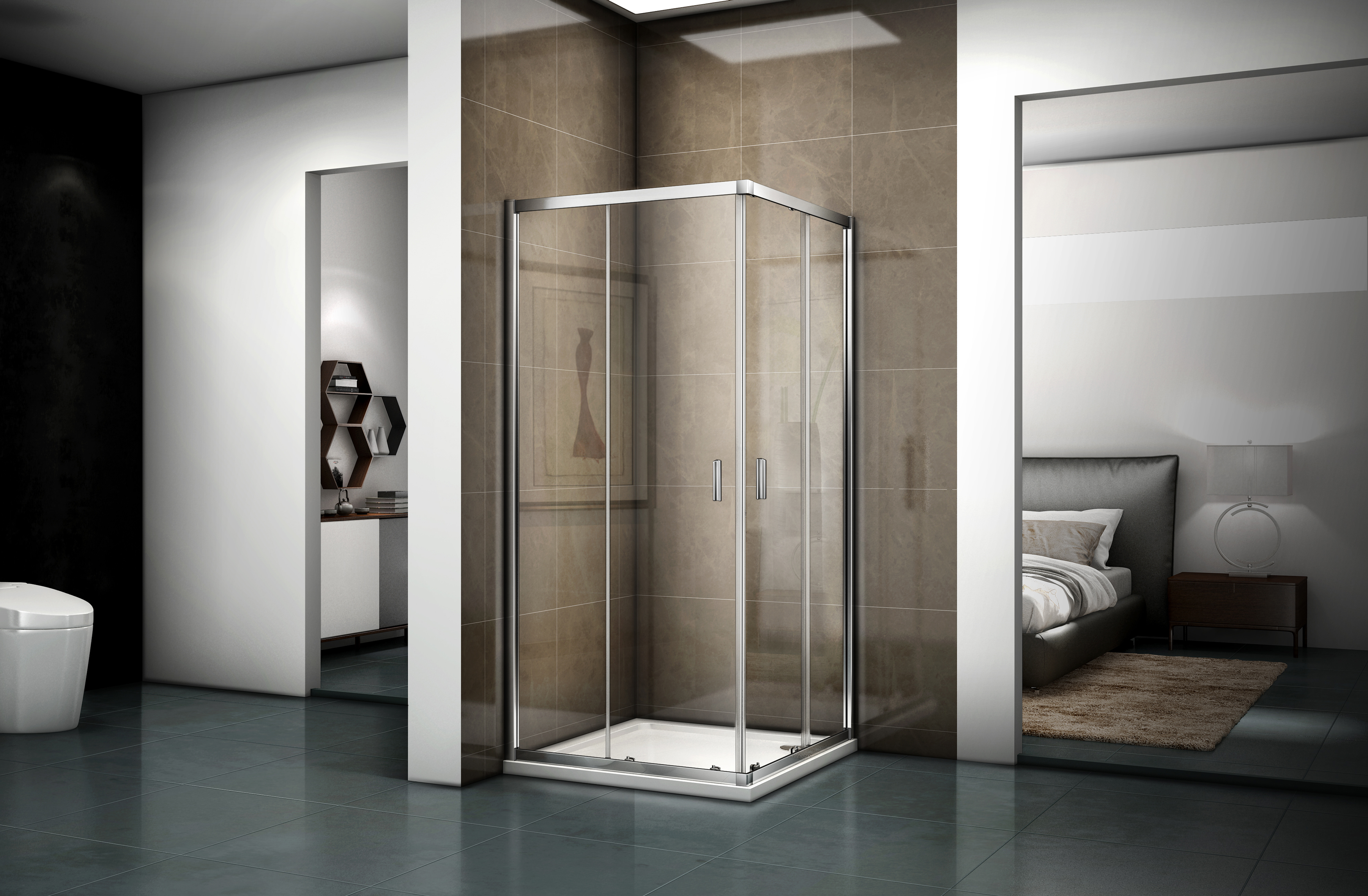 Душевой уголок Riho Hamar R207 90х90 см G007005120 - 1