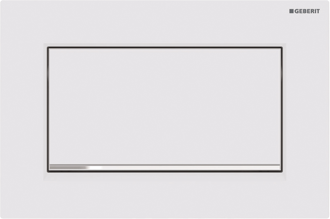 Кнопка смыва Geberit Sigma 30 115.893.JT.1 белый матовый / хром глянцевый - 0