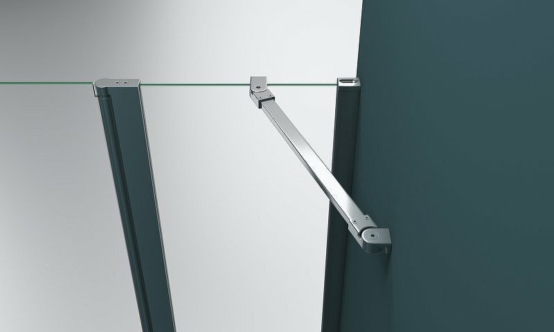 Душевой уголок BelBagno Etna 80х80 профиль хром стекло прозрачное ETNA-A-12-80-C-Cr - 5