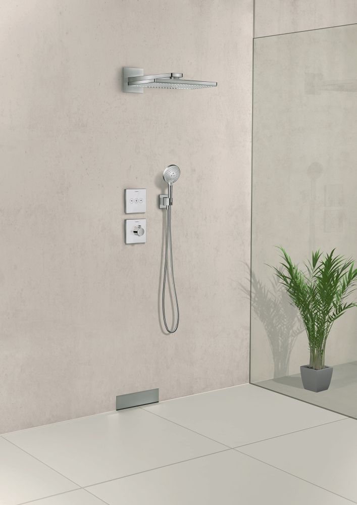 Переключатель потоков Hansgrohe ShowerSelect 15736400 на три потребителя, белый - 1