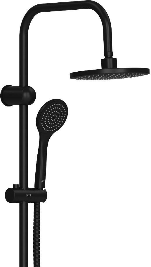 Душевая стойка Dorff Comfort без смесителя, черный D0708000BL - 1