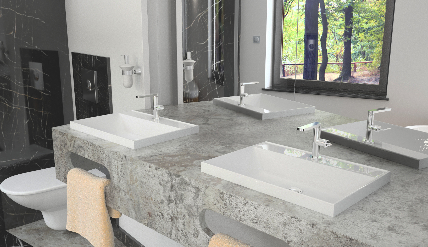 Мебельная раковина Vod-Ok Classic 60 4049 - 2