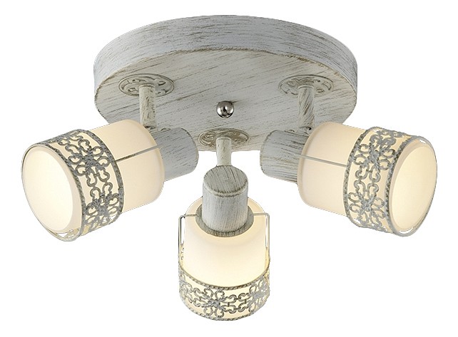 Спот Eurosvet Silvia 20026/3 белый с золотом - 0