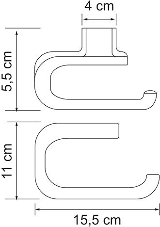Держатель туалетной бумаги Wasserkraft Kammel K-8396white - 3