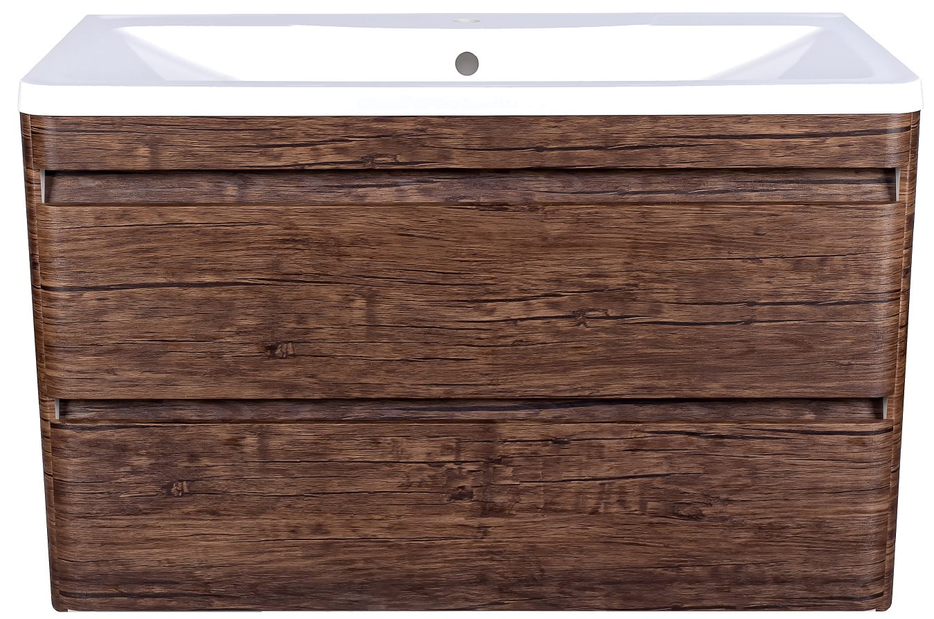 Тумба подвесная Атлантика 100, Люкс старое дерево, PLUS ЛС-00000663 - 0