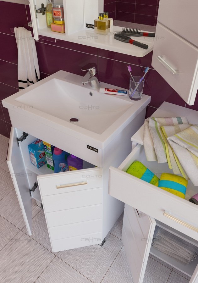 Мебель для ванной СанТа Омега 60 - 3