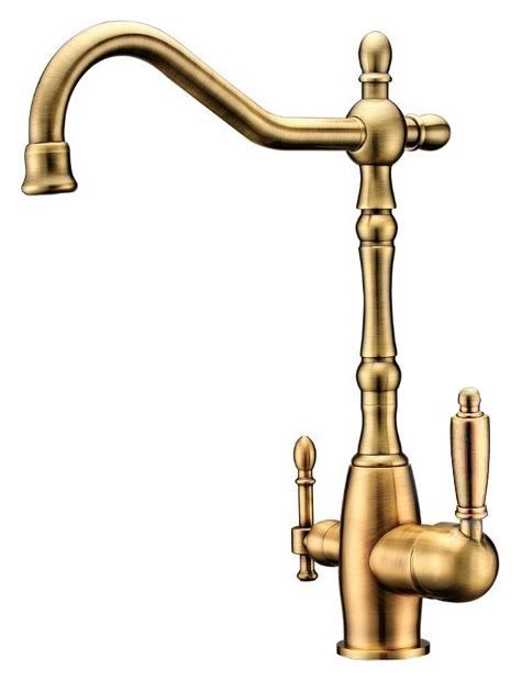 Смеситель Zorg Clean Water ZR 312 YF-33-BR для кухонной мойки - 0