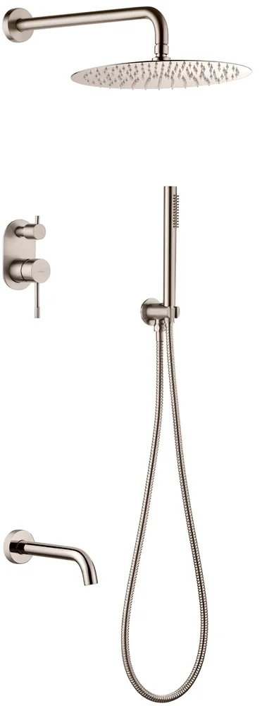 Душевой комплект Boheme Uno nikel brush  464-2-NB - 0