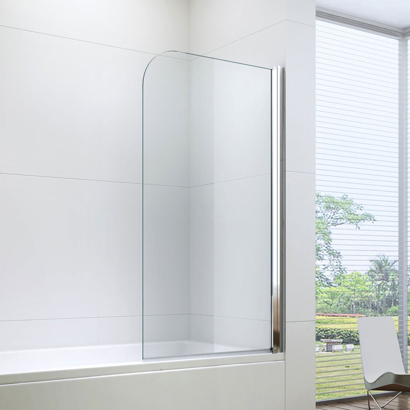 Шторка на ванну Berges Wasserhaus River 80х140 065001 062102 - 0