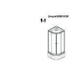 Душевая кабина Parly Classic CM86 85х85, с поддоном, монтаж без силикона - 2