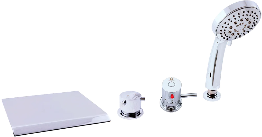 Смеситель на борт ванны термостатический Rav Slezak Dunaj хром DT274.5P - 0