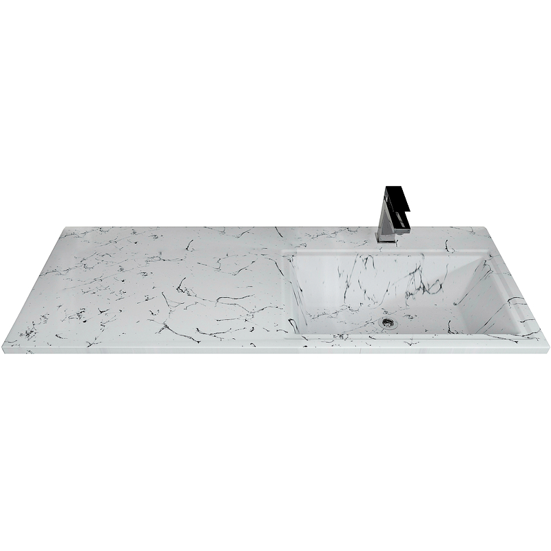 Раковина Stella Polar Мадлен 120 R на стиральную машину белый SP-00001153 - 0