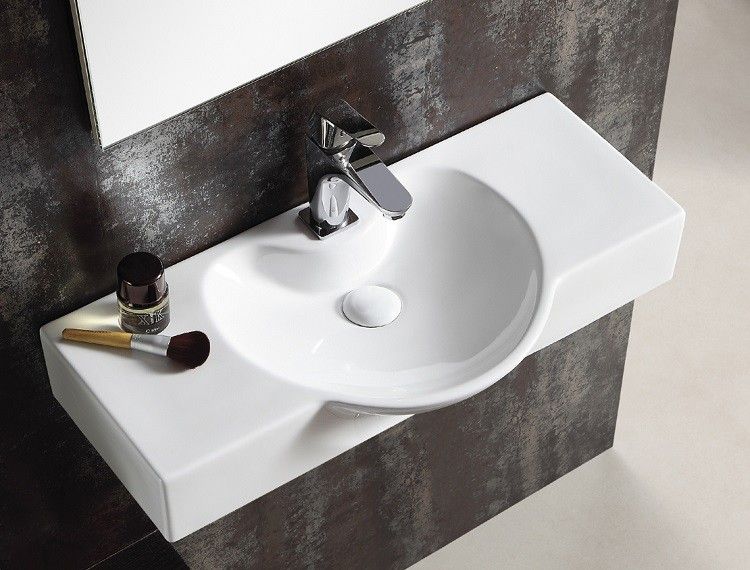 Раковина подвесная CeramaLux 70 см белый  STR4280C - 2