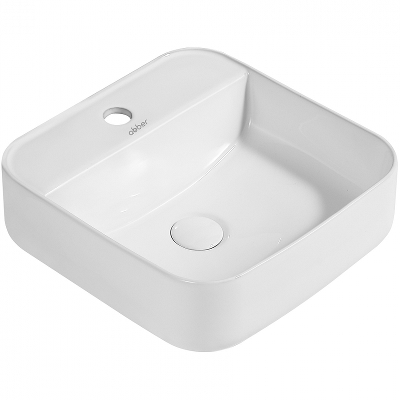 Накладная раковина Abber Rechteck 39 белая AC2215 - 0