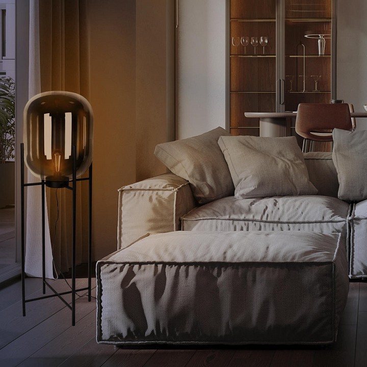 Торшер Loft it Oda 10195F/1400 Amber - 4