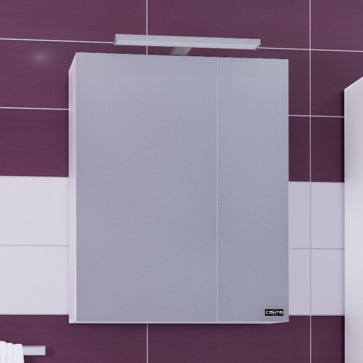 Зеркало-шкаф Санта Стандарт 56.6 см  113005 - 0