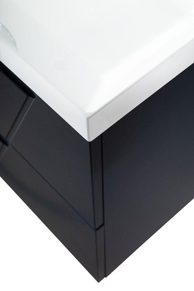 Тумба под раковину BelBagno Vittoria 80 черный матовый VITTORIA-800-2C-SO-GO-P - 10