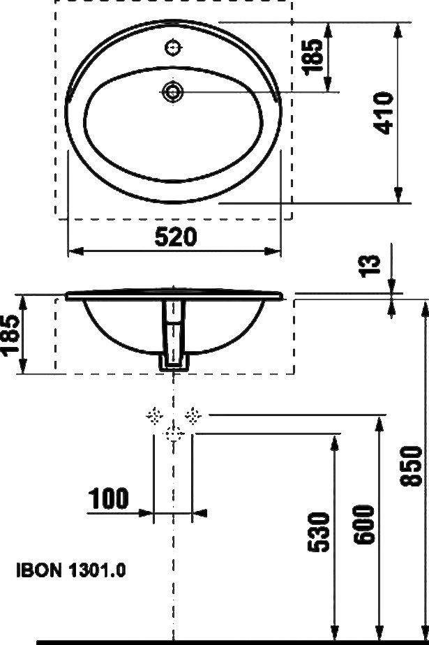 Раковина Roca Adora 52x41 327204000 - 1