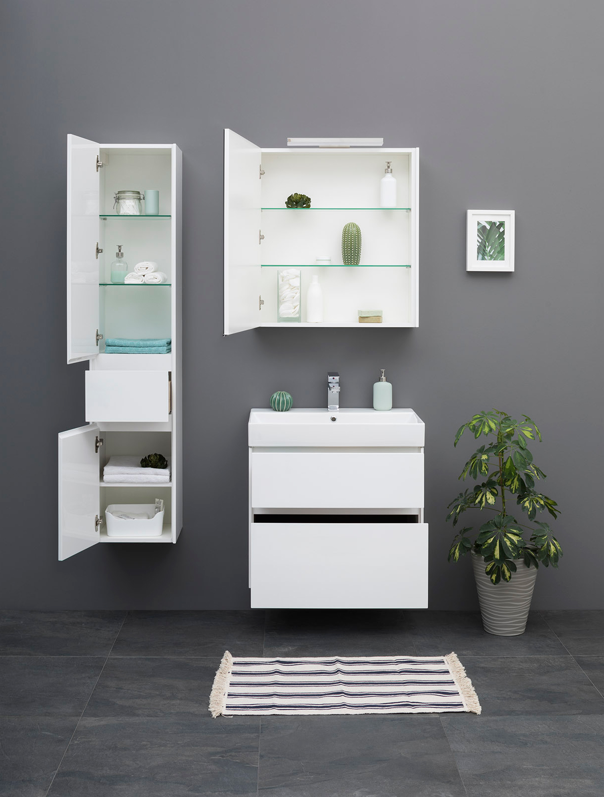 Шкаф-пенал Aquanet Бруклин 35 L 209827 - 7