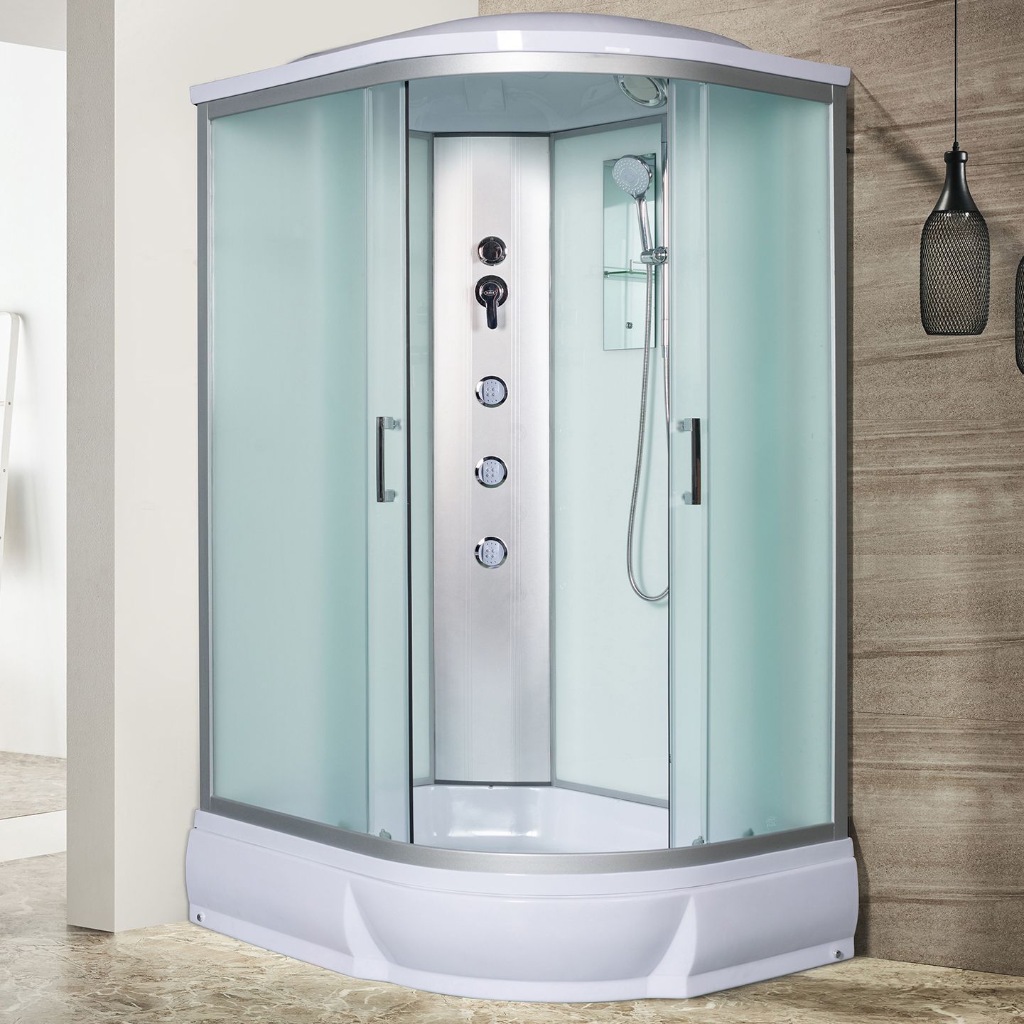 Душевая кабина с поддоном River Desna 100/80/24 MT L  10000002556 - 0