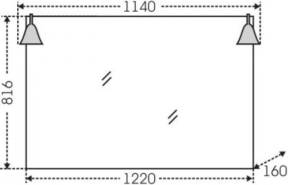 Мебель для ванной СанТа Монарх 120 - 7