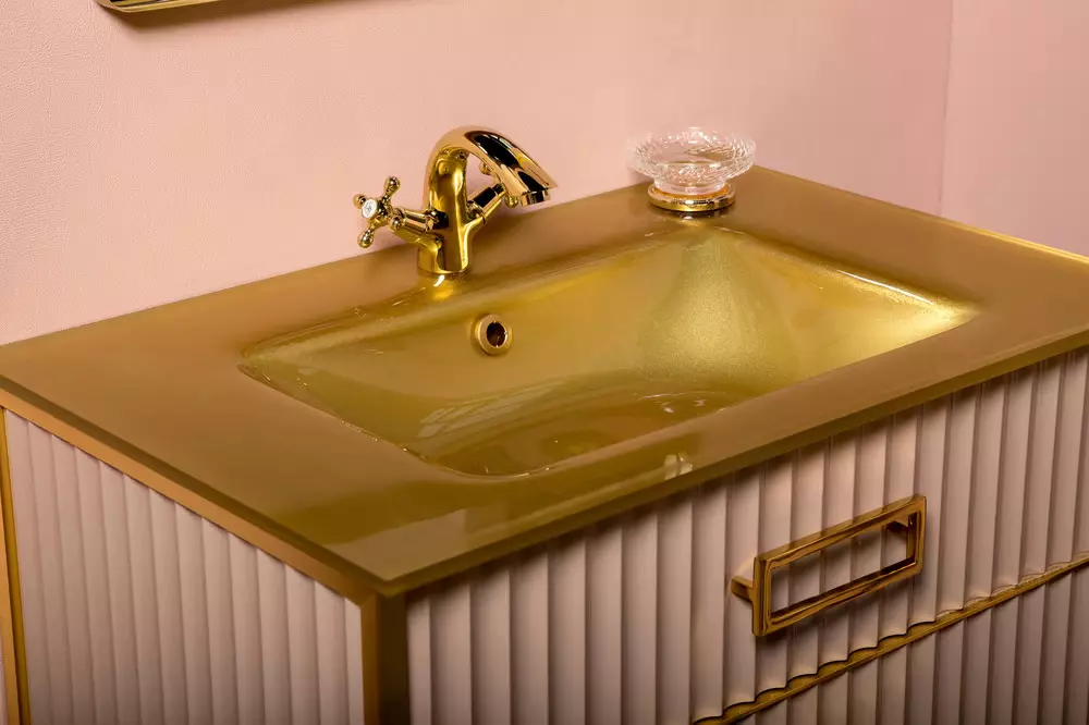 Раковина-столешница Armadi Art Monaco 80 золото 852-080-G - 1