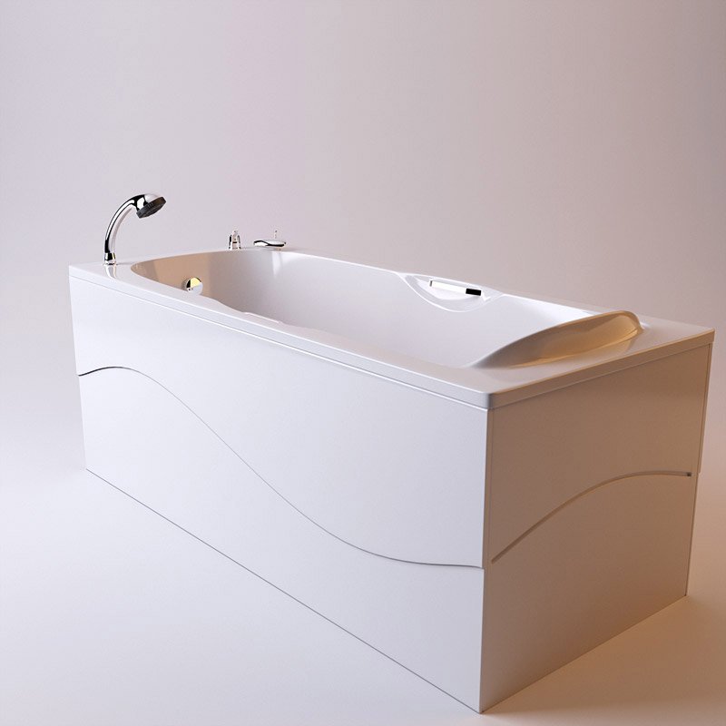 Экран для ванны боковой ФЭМА Стиль Алассио  АЛАССИО_PAN-B - 1