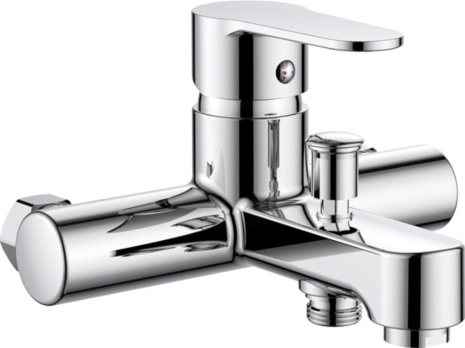 Смеситель для ванны с душем DIWO Ярославль YAR-02cr хром - 0