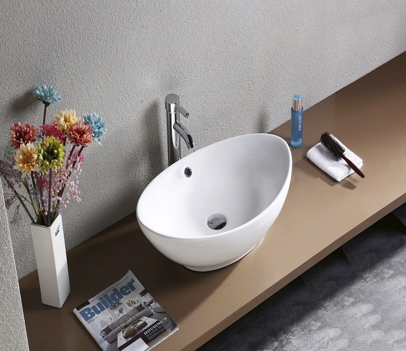 Раковина накладная Ceramalux N белый  9019 - 2