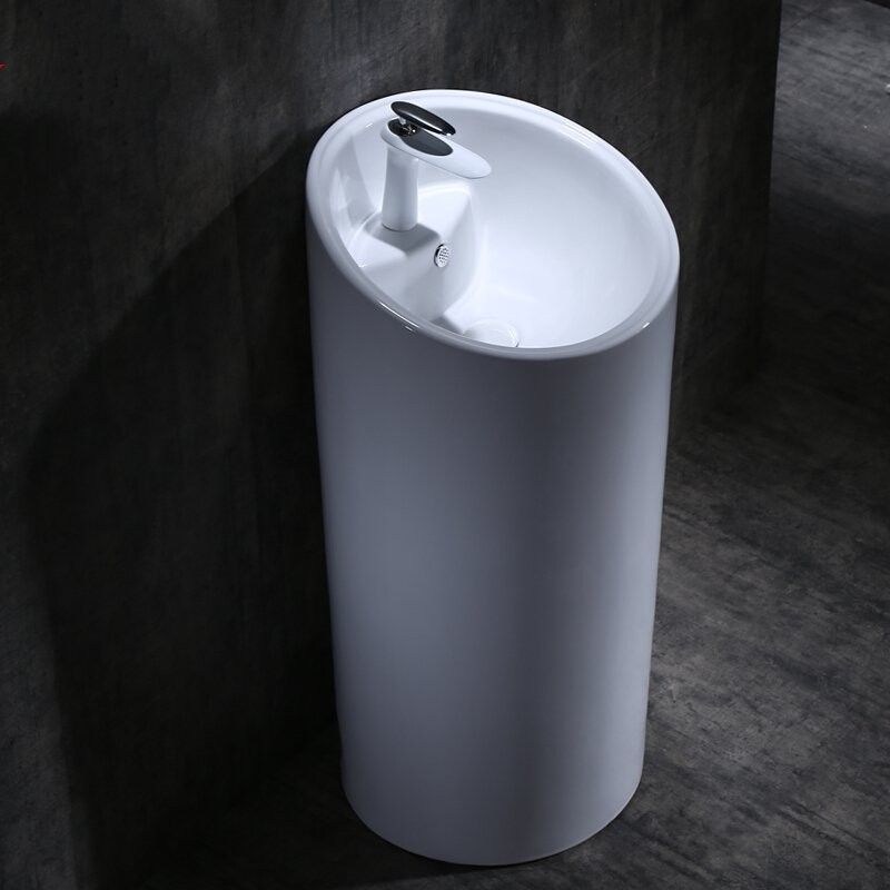 Раковина напольная CeramaLux N 45.5 см белый  P7030L  - 0